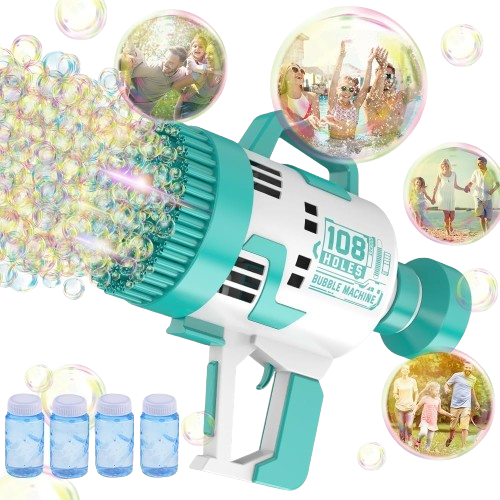 108 Hole “Something Blue” Bubble Gun