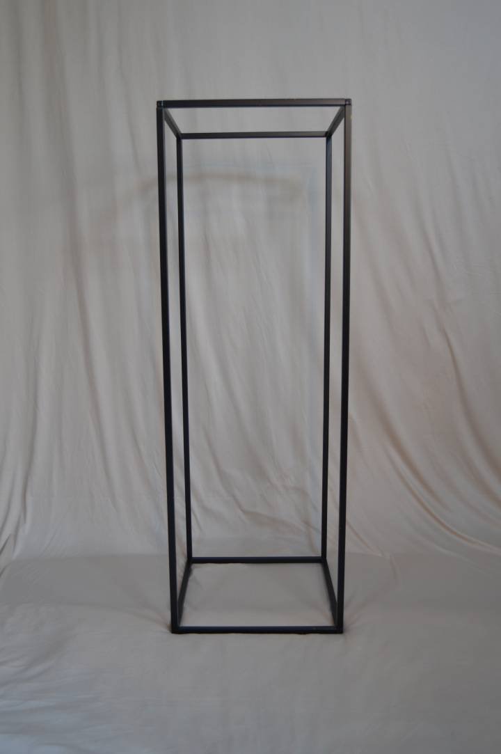 Tall Geometric Stands – Black